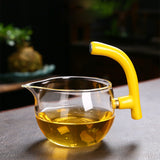 RORA Lazy Kungfu Glass Tea Set with 6 Tea Cups