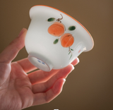 Handpainted Porcelain Teapot Travel Tea Set