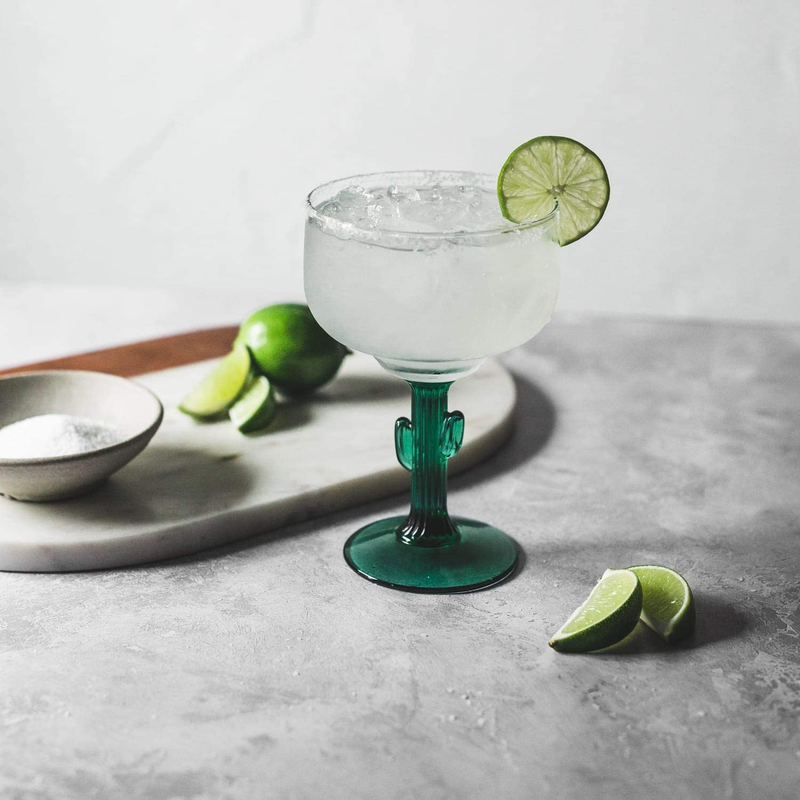 Cactus Margarita Glasses Cup 16 oz