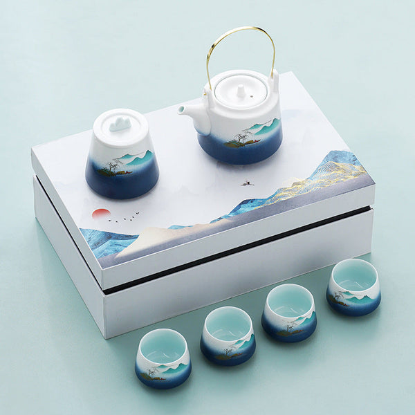 RORA Classic Ceramics Kungfu Tea Sets (Gift Packing)