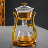 RORA Coffee Set Magnetic Water Diversion Kungfu Tea Set (Gold)