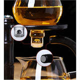 مجموعة إبريق الشاي الكسول RORA Magnetic Water Diversion Automatic Tea Maker