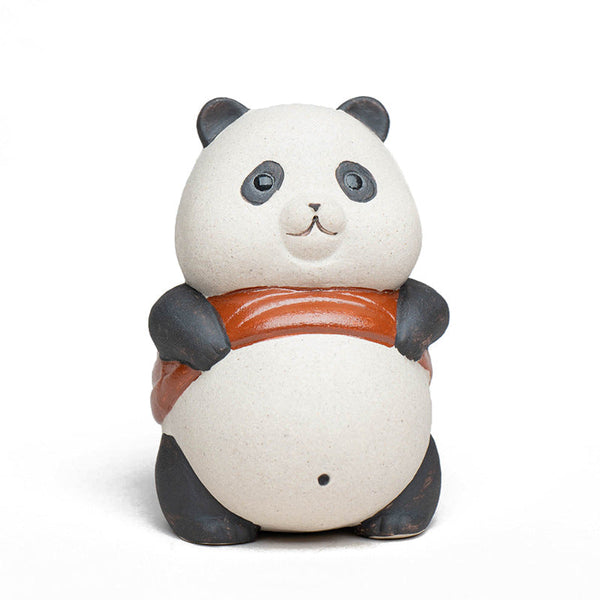 RORA Purple Clay Zisha Panda Tea Pet