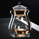 RORA Glass Tea Set Magnetic Water Crystal Glass Teapot Suit